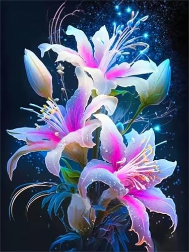 Puzzle 500 Teile für Erwachsene, EIN Herausforderndes Rätsel, Kreative Unterhaltung Puzzles Wunderschönes Dekoration Puzzle Geschenke, Thema:Lilien-Knospe von Tainrun
