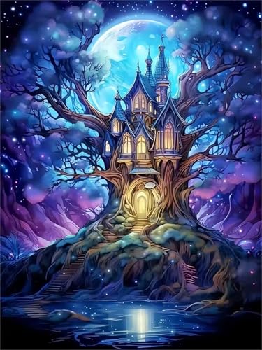 Puzzle 500 Teile für Erwachsene, EIN Herausforderndes Rätsel, Kreative Unterhaltung Puzzles Wunderschönes Dekoration Puzzle Geschenke, Thema:Magisches Baumhaus Puzzle 500 Teile für Erwachsene, EIN Herausforderndes Rätsel, Kreative Unterhaltung Puzzles Wunderschönes Dekoration Puzzle Geschenke, Thema:Magisches Baumhaus von Tainrun