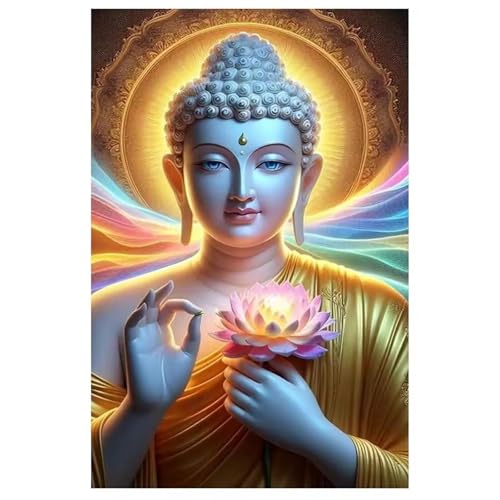 Puzzle 500 Teile für Erwachsene, Lotus Religion Golden 52x38cm Puzzle Erwachsene 500 Teile Lernspiel Herausforderung Spielzeug, Geschicklichkeitsspiel für die ganze Familie von Tainrun