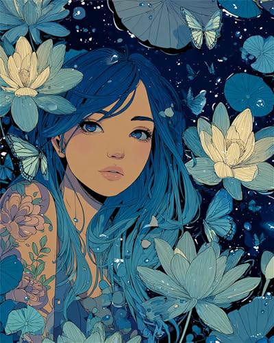 Puzzle 500 Teile für Erwachsene, Mädchen Teich Lotus 52x38cm Puzzle Erwachsene 500 Teile Lernspiel Herausforderung Spielzeug, Geschicklichkeitsspiel für die ganze Familie von Tainrun