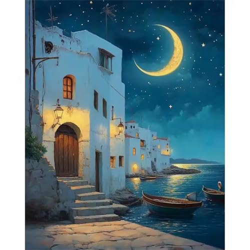 Puzzle 500 Teile für Erwachsene, Mondboot Meer 52x38cm Puzzle Erwachsene 500 Teile Lernspiel Herausforderung Spielzeug, Geschicklichkeitsspiel für die ganze Familie Puzzle 500 Teile für Erwachsene, Mondboot Meer 52x38cm Puzzle Erwachsene 500 Teile Lernspiel Herausforderung Spielzeug, Geschicklichkeitsspiel für die ganze Familie von Tainrun