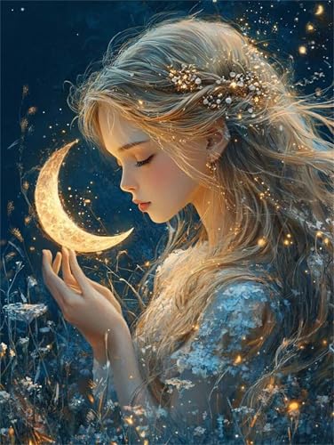 Puzzle 500 Teile für Erwachsene, Mondmädchen-Nacht 52x38cm Puzzle Erwachsene 500 Teile Lernspiel Herausforderung Spielzeug, Geschicklichkeitsspiel für die ganze Familie Puzzle 500 Teile für Erwachsene, Mondmädchen-Nacht 52x38cm Puzzle Erwachsene 500 Teile Lernspiel Herausforderung Spielzeug, Geschicklichkeitsspiel für die ganze Familie von Tainrun