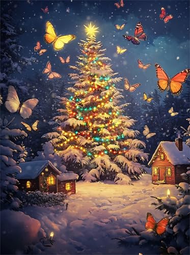 Puzzle 500 Teile für Erwachsene, Schmetterlinge Weihnachtsbaum 52x38cm Puzzle Erwachsene 500 Teile Lernspiel Herausforderung Spielzeug, Geschicklichkeitsspiel für die ganze Familie Puzzle 500 Teile für Erwachsene, Schmetterlinge Weihnachtsbaum 52x38cm Puzzle Erwachsene 500 Teile Lernspiel Herausforderung Spielzeug, Geschicklichkeitsspiel für die ganze Familie von Tainrun