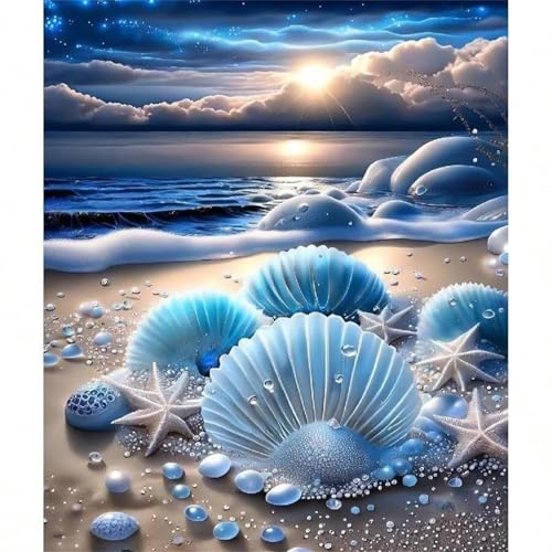 Puzzle 60 Teile für Erwachsene, Blaue Ozeanperle 40x28cm Puzzle Erwachsene 60 Teile Lernspiel Herausforderung Spielzeug, Geschicklichkeitsspiel für die ganze Familie von Tainrun