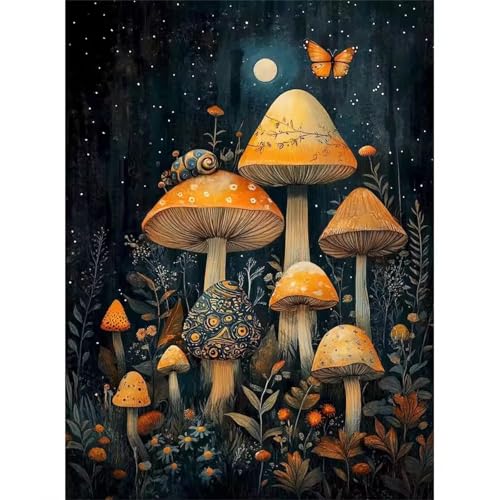 Puzzle 60 Teile für Erwachsene, Gelbe Pilzwälder 40x28cm Puzzle Erwachsene 60 Teile Lernspiel Herausforderung Spielzeug, Geschicklichkeitsspiel für die ganze Familie Puzzle 60 Teile für Erwachsene, Gelbe Pilzwälder 40x28cm Puzzle Erwachsene 60 Teile Lernspiel Herausforderung Spielzeug, Geschicklichkeitsspiel für die ganze Familie von Tainrun