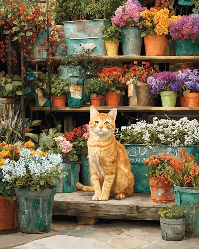 Puzzle 60 Teile für Erwachsene, Süße Katzenblume 40x28cm Puzzle Erwachsene 60 Teile Lernspiel Herausforderung Spielzeug, Geschicklichkeitsspiel für die ganze Familie Puzzle 60 Teile für Erwachsene, Süße Katzenblume 40x28cm Puzzle Erwachsene 60 Teile Lernspiel Herausforderung Spielzeug, Geschicklichkeitsspiel für die ganze Familie von Tainrun