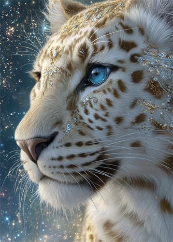 Puzzle 60 Teile für Erwachsene, Tierische Blaue Augen 40x28cm Puzzle Erwachsene 60 Teile Lernspiel Herausforderung Spielzeug, Geschicklichkeitsspiel für die ganze Familie von Tainrun