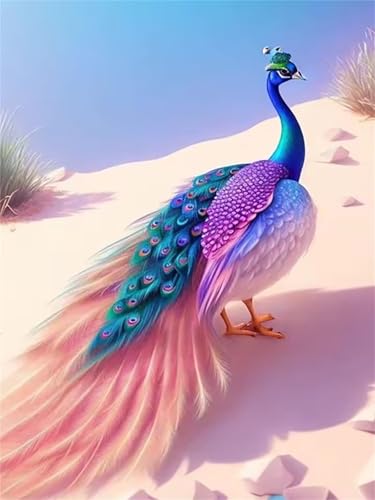 Puzzle 700 Teile,Puzzles für Erwachsene Strand Pfau,EIN Herausforderndes Rätsel,puzzlespiele für Die Ganze Familie,Geschenke für Erwachsene und Kinder von Tainrun