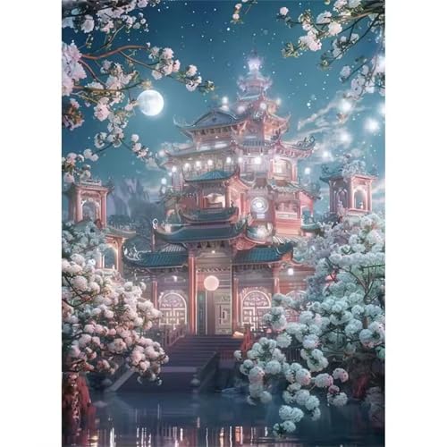 Puzzle 700 Teile Erwachsene,Puzzle für Erwachsene und Kinder 700 Teile,Gehirn-Herausforderung,Puzzles Pädagogisches Spiel,Puzzles mit Blumenpalast-Motiv von Tainrun
