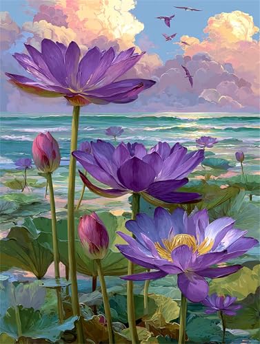 Puzzle 700 Teile für Erwachsene, Lila Lotusvögel 52x38cm Puzzle Erwachsene 700 Teile Lernspiel Herausforderung Spielzeug, Geschicklichkeitsspiel für die ganze Familie Puzzle 700 Teile für Erwachsene, Lila Lotusvögel 52x38cm Puzzle Erwachsene 700 Teile Lernspiel Herausforderung Spielzeug, Geschicklichkeitsspiel für die ganze Familie von Tainrun