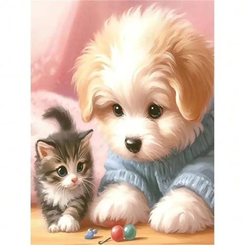 Puzzle 700 Teile für Erwachsene, Süße Katzen Hunde 52x38cm Puzzle Erwachsene 700 Teile Lernspiel Herausforderung Spielzeug, Geschicklichkeitsspiel für die ganze Familie Puzzle 700 Teile für Erwachsene, Süße Katzen Hunde 52x38cm Puzzle Erwachsene 700 Teile Lernspiel Herausforderung Spielzeug, Geschicklichkeitsspiel für die ganze Familie von Tainrun
