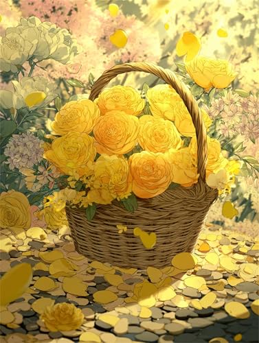 Puzzle 700 Teile für Erwachsene, Sunshine Yellow Rose 52x38cm Puzzle Erwachsene 700 Teile Lernspiel Herausforderung Spielzeug, Geschicklichkeitsspiel für die ganze Familie von Tainrun