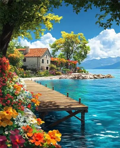 Puzzle 90 Teile Erwachsene Baum-Blumen-Küste, DIY Klassische Jigsaw Puzzles Legespiel, Geschicklichkeitsspiel für Die Ganze Familie, Puzzles Farbenfrohes für Home Dekoration Puzzle 90 Teile Erwachsene Baum-Blumen-Küste, DIY Klassische Jigsaw Puzzles Legespiel, Geschicklichkeitsspiel für Die Ganze Familie, Puzzles Farbenfrohes für Home Dekoration von Tainrun