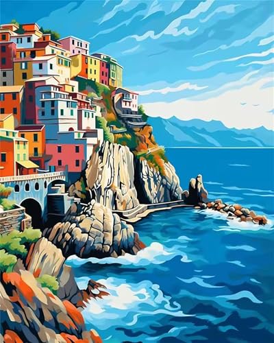 Puzzle 90 Teile Erwachsene Inselstadt Meer, DIY Klassische Jigsaw Puzzles Legespiel, Geschicklichkeitsspiel für Die Ganze Familie, Puzzles Farbenfrohes für Home Dekoration Puzzle 90 Teile Erwachsene Inselstadt Meer, DIY Klassische Jigsaw Puzzles Legespiel, Geschicklichkeitsspiel für Die Ganze Familie, Puzzles Farbenfrohes für Home Dekoration von Tainrun