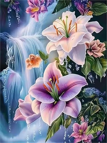 Puzzle 90 Teile Erwachsene Malerische Wasserfälle Lilie, DIY Klassische Jigsaw Puzzles Legespiel, Geschicklichkeitsspiel für Die Ganze Familie, Puzzles Farbenfrohes für Home Dekoration von Tainrun