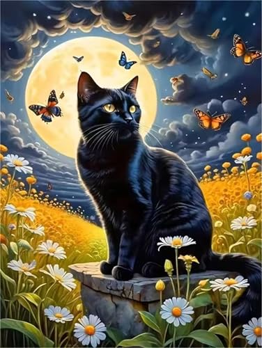 Puzzle 90 Teile Erwachsene Mondschein-Feldkatze, DIY Klassische Jigsaw Puzzles Legespiel, Geschicklichkeitsspiel für Die Ganze Familie, Puzzles Farbenfrohes für Home Dekoration Puzzle 90 Teile Erwachsene Mondschein-Feldkatze, DIY Klassische Jigsaw Puzzles Legespiel, Geschicklichkeitsspiel für Die Ganze Familie, Puzzles Farbenfrohes für Home Dekoration von Tainrun