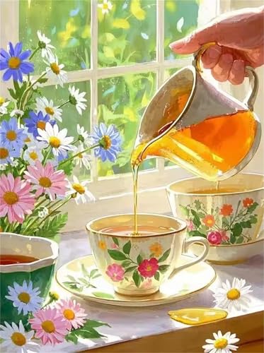 Puzzle 90 Teile Erwachsene Nachmittagstee, DIY Klassische Jigsaw Puzzles Legespiel, Geschicklichkeitsspiel für Die Ganze Familie, Puzzles Farbenfrohes für Home Dekoration Puzzle 90 Teile Erwachsene Nachmittagstee, DIY Klassische Jigsaw Puzzles Legespiel, Geschicklichkeitsspiel für Die Ganze Familie, Puzzles Farbenfrohes für Home Dekoration von Tainrun