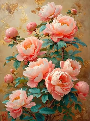 Puzzle 90 Teile Erwachsene Rosa Pfingstrosenblüten, DIY Klassische Jigsaw Puzzles Legespiel, Geschicklichkeitsspiel für Die Ganze Familie, Puzzles Farbenfrohes für Home Dekoration Puzzle 90 Teile Erwachsene Rosa Pfingstrosenblüten, DIY Klassische Jigsaw Puzzles Legespiel, Geschicklichkeitsspiel für Die Ganze Familie, Puzzles Farbenfrohes für Home Dekoration von Tainrun