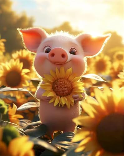 Puzzle 90 Teile Erwachsene Sonnenblume Schwein, DIY Klassische Jigsaw Puzzles Legespiel, Geschicklichkeitsspiel für Die Ganze Familie, Puzzles Farbenfrohes für Home Dekoration Puzzle 90 Teile Erwachsene Sonnenblume Schwein, DIY Klassische Jigsaw Puzzles Legespiel, Geschicklichkeitsspiel für Die Ganze Familie, Puzzles Farbenfrohes für Home Dekoration von Tainrun