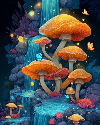 Puzzle 90 Teile für Erwachsene, Cartoon Pilz Wasserfall 25x20cm Puzzle Erwachsene 90 Teile Lernspiel Herausforderung Spielzeug, Geschicklichkeitsspiel für die ganze Familie Puzzle 90 Teile für Erwachsene, Cartoon Pilz Wasserfall 25x20cm Puzzle Erwachsene 90 Teile Lernspiel Herausforderung Spielzeug, Geschicklichkeitsspiel für die ganze Familie von Tainrun
