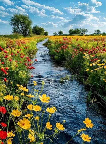 Puzzle 90 Teile für Erwachsene, Natürliche Bachblume 25x20cm Puzzle Erwachsene 90 Teile Lernspiel Herausforderung Spielzeug, Geschicklichkeitsspiel für die ganze Familie Puzzle 90 Teile für Erwachsene, Natürliche Bachblume 25x20cm Puzzle Erwachsene 90 Teile Lernspiel Herausforderung Spielzeug, Geschicklichkeitsspiel für die ganze Familie von Tainrun