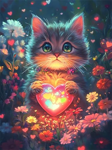 Puzzle 90 Teile für Erwachsene, Niedliches Katzenherz 25x20cm Puzzle Erwachsene 90 Teile Lernspiel Herausforderung Spielzeug, Geschicklichkeitsspiel für die ganze Familie Puzzle 90 Teile für Erwachsene, Niedliches Katzenherz 25x20cm Puzzle Erwachsene 90 Teile Lernspiel Herausforderung Spielzeug, Geschicklichkeitsspiel für die ganze Familie von Tainrun