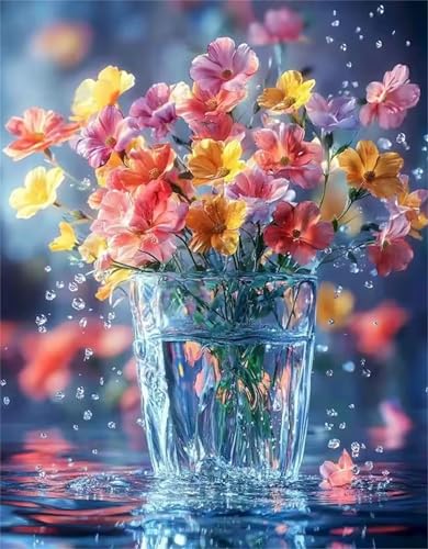 Puzzle für Erwachsene 200 Teile schwer schwierig herausfordernde Jigsaw Puzzle 200 Teile, Kreative Unterhaltung Klassische Puzzles Erwachsene, Home Dekor Puzzles Blumen-Becher von Tainrun