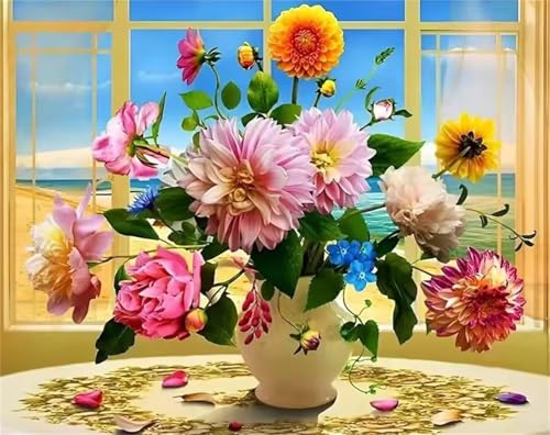 Puzzle für Erwachsene 200 Teile schwer schwierig herausfordernde Jigsaw Puzzle 200 Teile, Kreative Unterhaltung Klassische Puzzles Erwachsene, Home Dekor Puzzles Blumenstrauß Vase von Tainrun