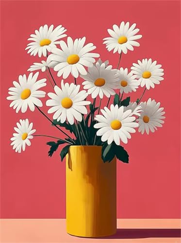 Puzzle für Erwachsene 200 Teile schwer schwierig herausfordernde Jigsaw Puzzle 200 Teile, Kreative Unterhaltung Klassische Puzzles Erwachsene, Home Dekor Puzzles Gänseblümchen-Vase von Tainrun