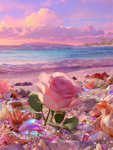 Puzzle für Erwachsene 200 Teile schwer schwierig herausfordernde Jigsaw Puzzle 200 Teile, Kreative Unterhaltung Klassische Puzzles Erwachsene, Home Dekor Puzzles Rosa Rosa Muscheln von Tainrun