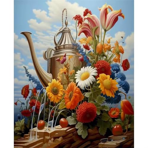 Puzzle für Erwachsene 2000 Teile schwer schwierig herausfordernde Jigsaw Puzzle 2000 Teile, Kreative Unterhaltung Klassische Puzzles Erwachsene, Home Dekor Puzzles Blumenlilien-Plateau von Tainrun