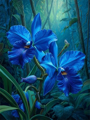 Puzzle für Erwachsene 30 Teile schwer schwierig herausfordernde Jigsaw Puzzle 30 Teile, Kreative Unterhaltung Klassische Puzzles Erwachsene, Home Dekor Puzzles Blaue Orchideen Dschungel Puzzle für Erwachsene 30 Teile schwer schwierig herausfordernde Jigsaw Puzzle 30 Teile, Kreative Unterhaltung Klassische Puzzles Erwachsene, Home Dekor Puzzles Blaue Orchideen Dschungel von Tainrun