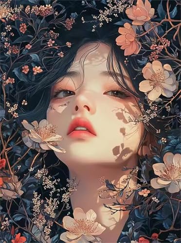 Puzzle für Erwachsene 30 Teile schwer schwierig herausfordernde Jigsaw Puzzle 30 Teile, Kreative Unterhaltung Klassische Puzzles Erwachsene, Home Dekor Puzzles Sunshine Blumenmädchen von Tainrun