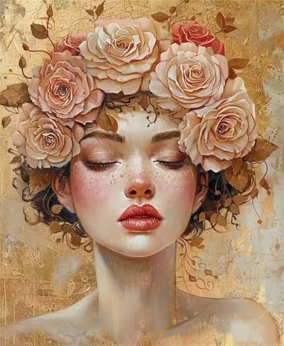 Puzzle für Erwachsene 300 Teile schwer schwierig herausfordernde Jigsaw Puzzle 300 Teile, Kreative Unterhaltung Klassische Puzzles Erwachsene, Home Dekor Puzzles Blume Sommersprossen Mädchen von Tainrun