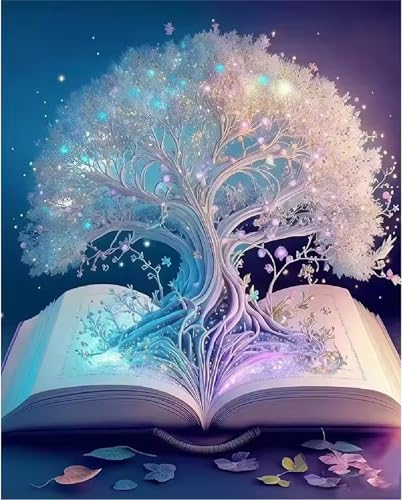 Puzzle für Erwachsene 300 Teile schwer schwierig herausfordernde Jigsaw Puzzle 300 Teile, Kreative Unterhaltung Klassische Puzzles Erwachsene, Home Dekor Puzzles Bücher Baum Blatt von Tainrun