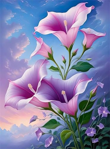 Puzzle für Erwachsene 500 Teile schwer schwierig herausfordernde Jigsaw Puzzle 500 Teile, Kreative Unterhaltung Klassische Puzzles Erwachsene, Home Dekor Puzzles Blauer Himmel Blumen von Tainrun