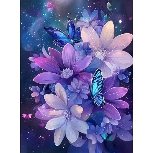 Puzzle für Erwachsene 500 Teile schwer schwierig herausfordernde Jigsaw Puzzle 500 Teile, Kreative Unterhaltung Klassische Puzzles Erwachsene, Home Dekor Puzzles Lila Blütenblatt von Tainrun