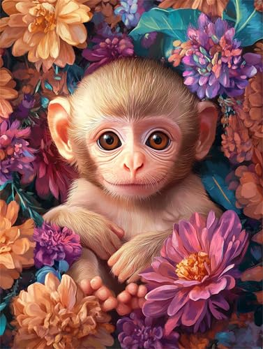 Puzzle für Erwachsene 90 Teile schwer schwierig herausfordernde Jigsaw Puzzle 90 Teile, Kreative Unterhaltung Klassische Puzzles Erwachsene, Home Dekor Puzzles AFFE Bunte Blumen Puzzle für Erwachsene 90 Teile schwer schwierig herausfordernde Jigsaw Puzzle 90 Teile, Kreative Unterhaltung Klassische Puzzles Erwachsene, Home Dekor Puzzles AFFE Bunte Blumen von Tainrun