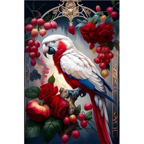 Roter Papagei Jigsaw Puzzles for Adults 200 Jigsaw Puzzles Adults,200 Pieces Puzzle Educational Challenge Toy Games Beautiful Home Decoration Puzzle von Tainrun