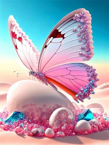 Stein-Schmetterling Jigsaw Puzzles for Adults 120 Jigsaw Puzzles Adults,120 Pieces Puzzle Educational Challenge Toy Games Beautiful Home Decoration Puzzle von Tainrun