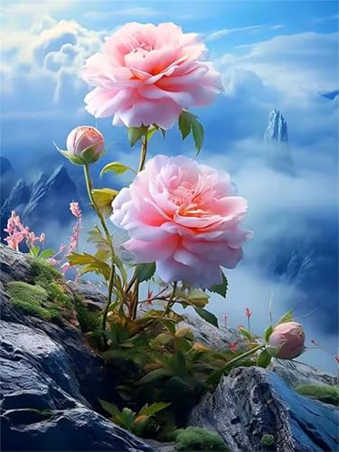 Stone Peony Jigsaw Puzzles for Adults 1500 Jigsaw Puzzles Adults,1500 Pieces Puzzle Educational Challenge Toy Games Beautiful Home Decoration Puzzle von Tainrun