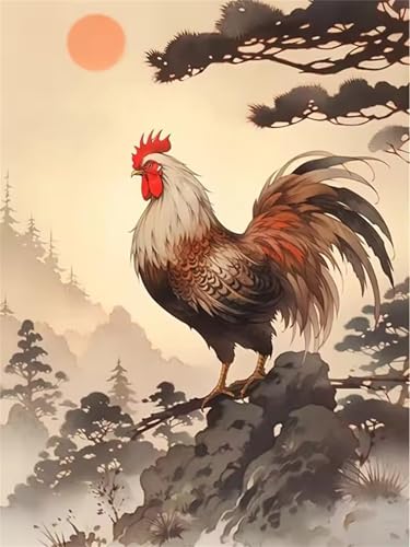 Sun Chicken Jigsaw Puzzles for Adults 120 Jigsaw Puzzles Adults,120 Pieces Puzzle Educational Challenge Toy Games Beautiful Home Decoration Puzzle von Tainrun