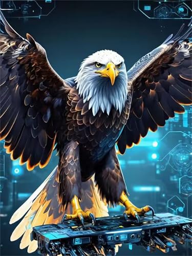 Technologischer Adler Jigsaw Puzzles for Adults 120 Jigsaw Puzzles Adults,120 Pieces Puzzle Educational Challenge Toy Games Beautiful Home Decoration Puzzle von Tainrun