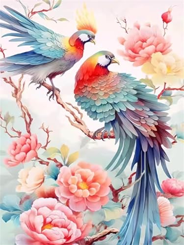 Tierpaar Pfingstrose Jigsaw Puzzles for Adults 1200 Jigsaw Puzzles Adults,1200 Pieces Puzzle Educational Challenge Toy Games Beautiful Home Decoration Puzzle von Tainrun