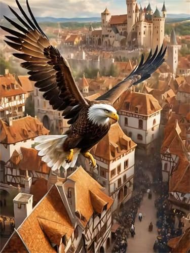 Urbaner Adler Jigsaw Puzzles for Adults 700 Jigsaw Puzzles Adults,700 Pieces Puzzle Educational Challenge Toy Games Beautiful Home Decoration Puzzle von Tainrun