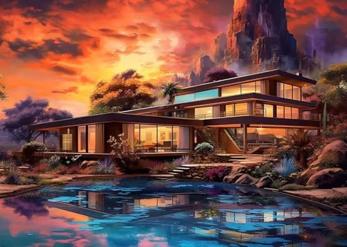 Vacation Cottage Jigsaw Puzzles for Adults 700 Jigsaw Puzzles Adults,700 Pieces Puzzle Educational Challenge Toy Games Beautiful Home Decoration Puzzle Vacation Cottage Jigsaw Puzzles for Adults 700 Jigsaw Puzzles Adults,700 Pieces Puzzle Educational Challenge Toy Games Beautiful Home Decoration Puzzle von Tainrun
