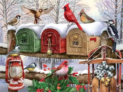 Wintertier Jigsaw Puzzles for Adults 1000 Jigsaw Puzzles Adults,1000 Pieces Puzzle Educational Challenge Toy Games Beautiful Home Decoration Puzzle von Tainrun