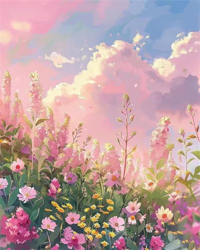 Wolken Kleine Blumen Jigsaw Puzzles for Adults 200 Jigsaw Puzzles Adults,200 Pieces Puzzle Educational Challenge Toy Games Beautiful Home Decoration Puzzle von Tainrun