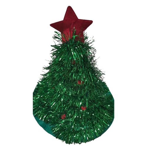 Tainrunse Weihnachtsmütze kindliches Band Weihnachtsmütze lustig kompatibel mit Weihnachten grün von Tainrunse