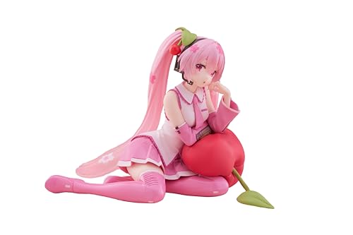 Taito -Sakura Miku Desktop Cute Figure (Cherry Cushion Ver.) von Taito